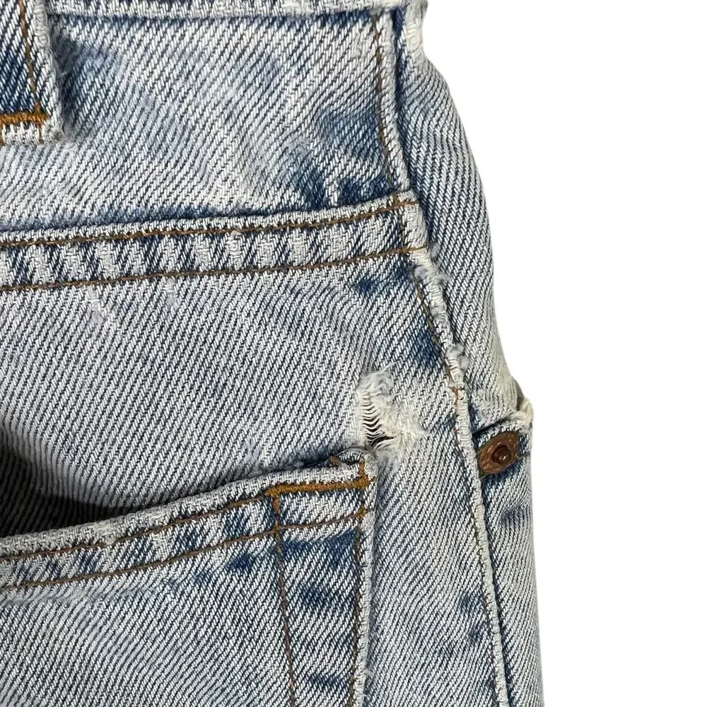 Levi’s Vintage 560 Loose Fit Tapered Denim Jeans 80s FLAW Light Wash Mens 30x30